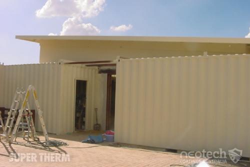 Shipping container home at Hepburn Springs, Victoria